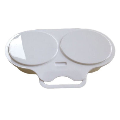 🥚 Microwave Double Egg Poacher with Lid & Handle