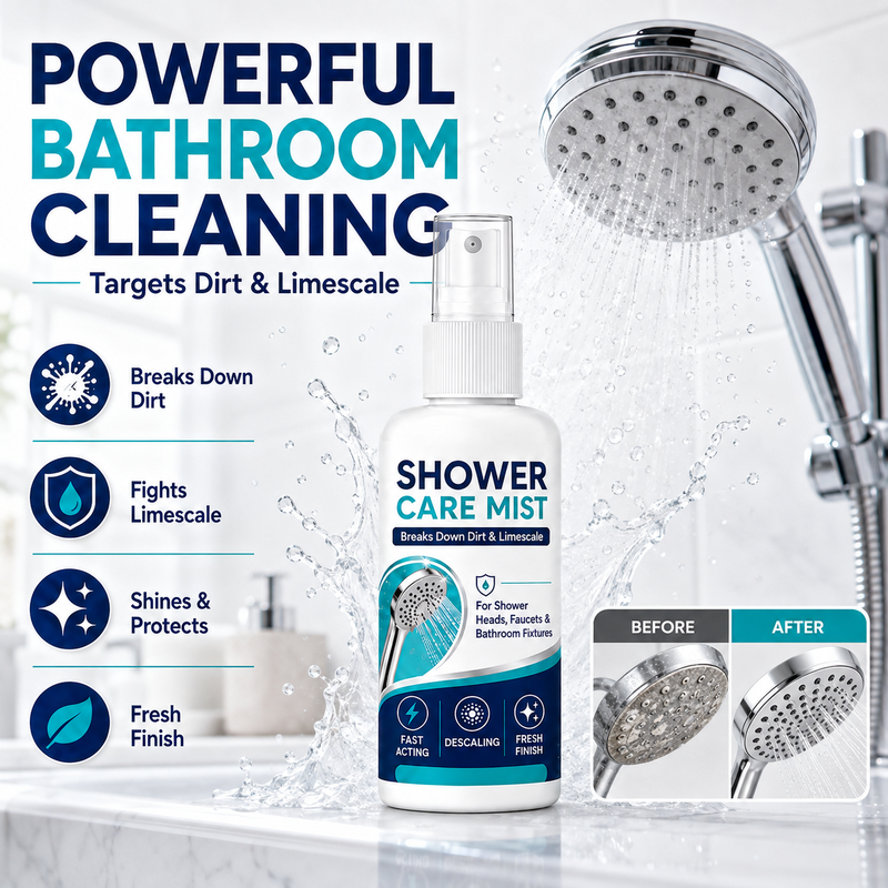 ⏳ FINAL 24 HOURS · 50% OFF🚿 Shower Limescale Remover Spray – Tackle Hard Water Buildup