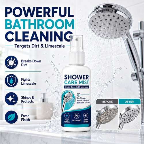 ⏳ FINAL 24 HOURS · 50% OFF🚿 Shower Limescale Remover Spray – Tackle Hard Water Buildup