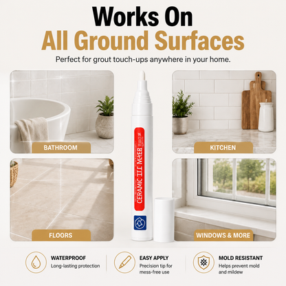 ⏳ FINAL 24 HOURS · 75% OFF✨Anti-mould and waterproof joint pen for ceramic tiles UPSELL